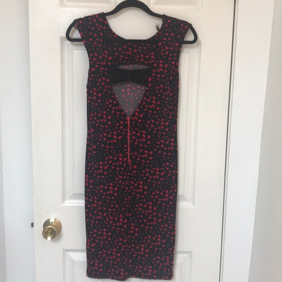 Alice + Olivia Black + Red Dress S - Picture 2 of 3